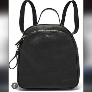 RELIC by Fossil Women's Callie Mini Convertible Backpack Handbag Black